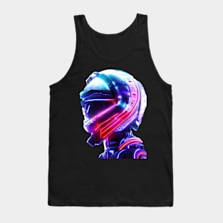 Futuristic helmet Tank Top